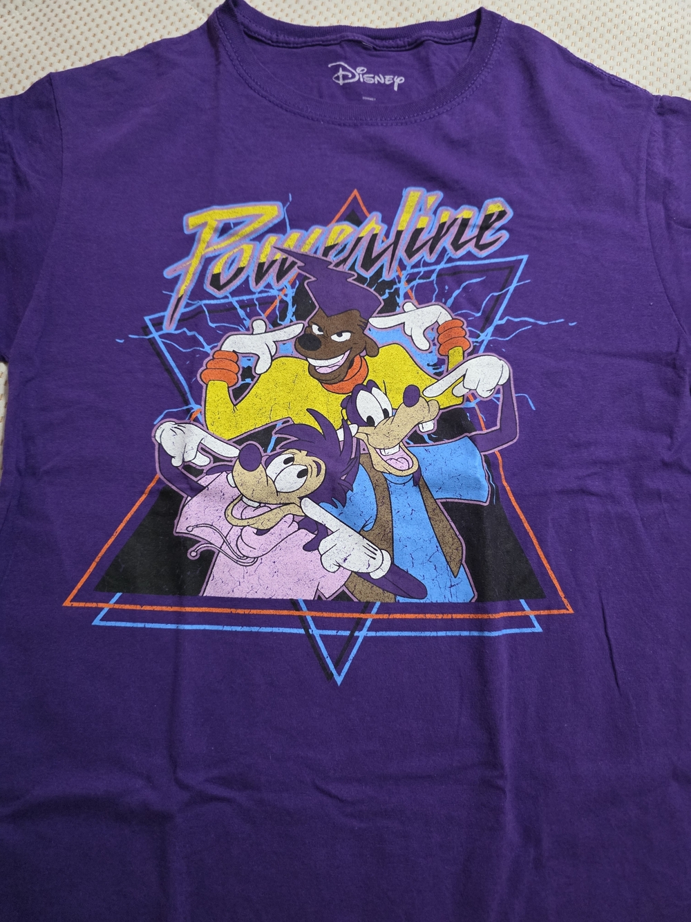 Disney Purple 'Powerline' Graphic Tee